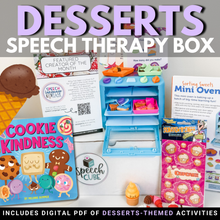 Load image into Gallery viewer, DESSERTS Speech Therapy Box