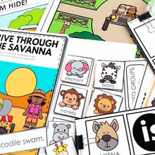 Load image into Gallery viewer, Safari Speech Therapy Activities - Digital File