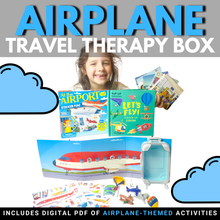 Load image into Gallery viewer, AIRPLANE Travel Speech Therapy Box