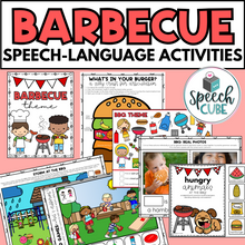 Load image into Gallery viewer, BBQ Speech Therapy Activities