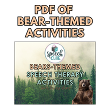 Load image into Gallery viewer, BEARS Speech Therapy Box
