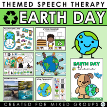 Load image into Gallery viewer, Earth Day Speech Therapy Activities
