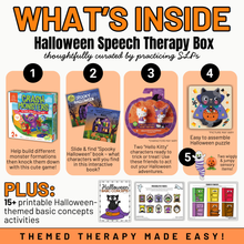 Load image into Gallery viewer, 🎃 HALLOWEEN Speech Therapy Box