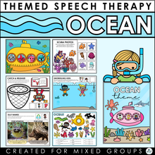Load image into Gallery viewer, Ocean Speech Therapy Activities Digital File