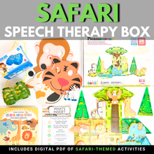 Load image into Gallery viewer, SAFARI Speech Therapy Box