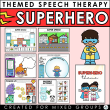 Load image into Gallery viewer, Superhero Speech Therapy Activities - Digital File