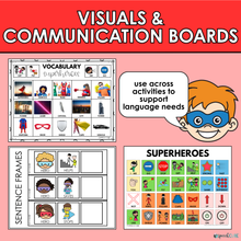 Load image into Gallery viewer, Superhero Speech Therapy Activities - Digital File