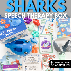 Sharks Themed Activities for Speech Therapy