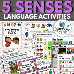 Five Senses Themed Language Activities