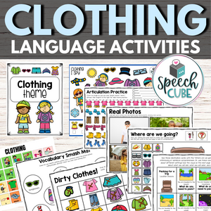 Clothing Themed Language Activities