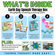 Load image into Gallery viewer, EARTH DAY Speech Therapy Box
