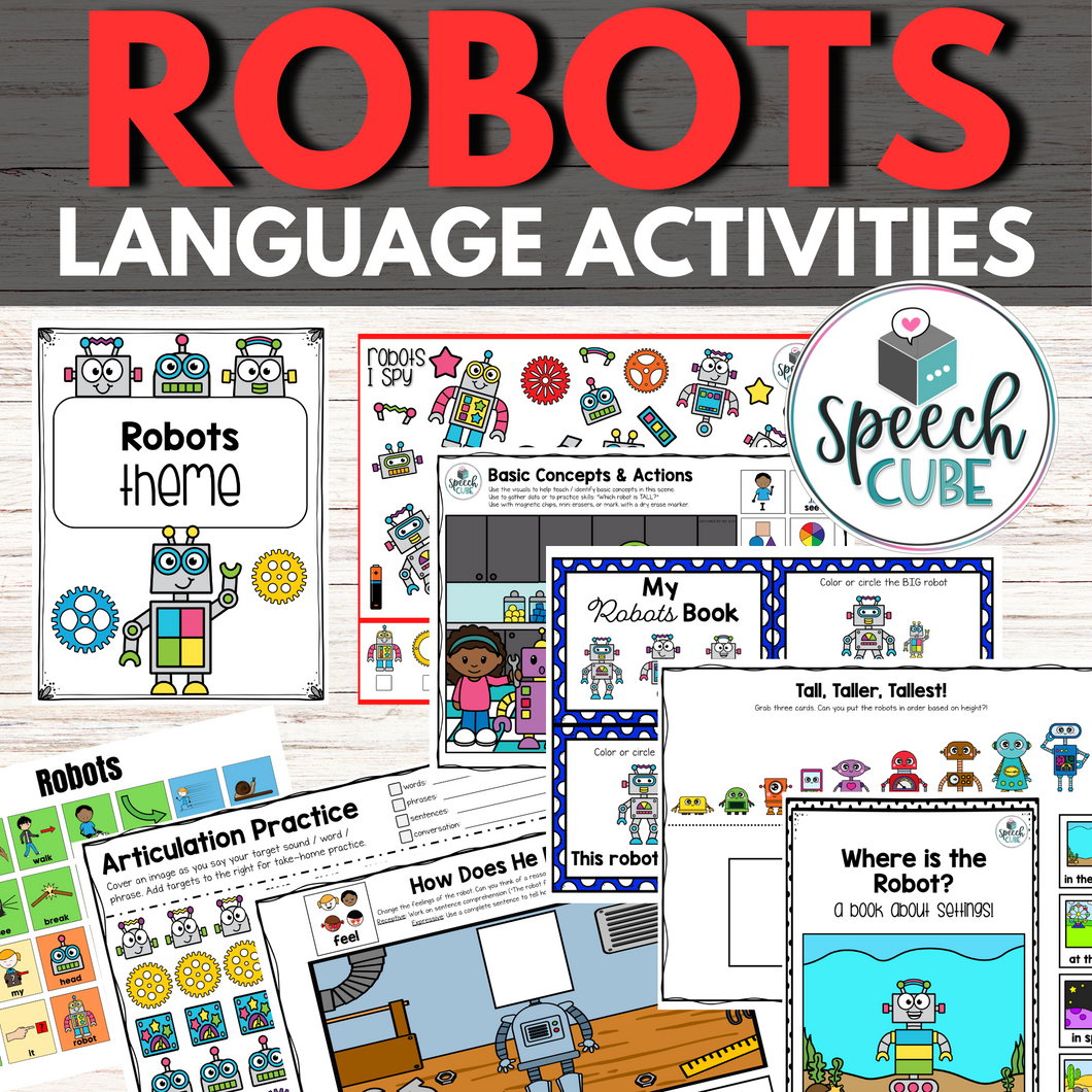 Robots Themed Language Activities