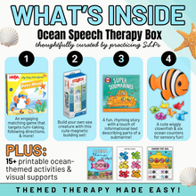 Load image into Gallery viewer, Ocean Speech Therapy Box
