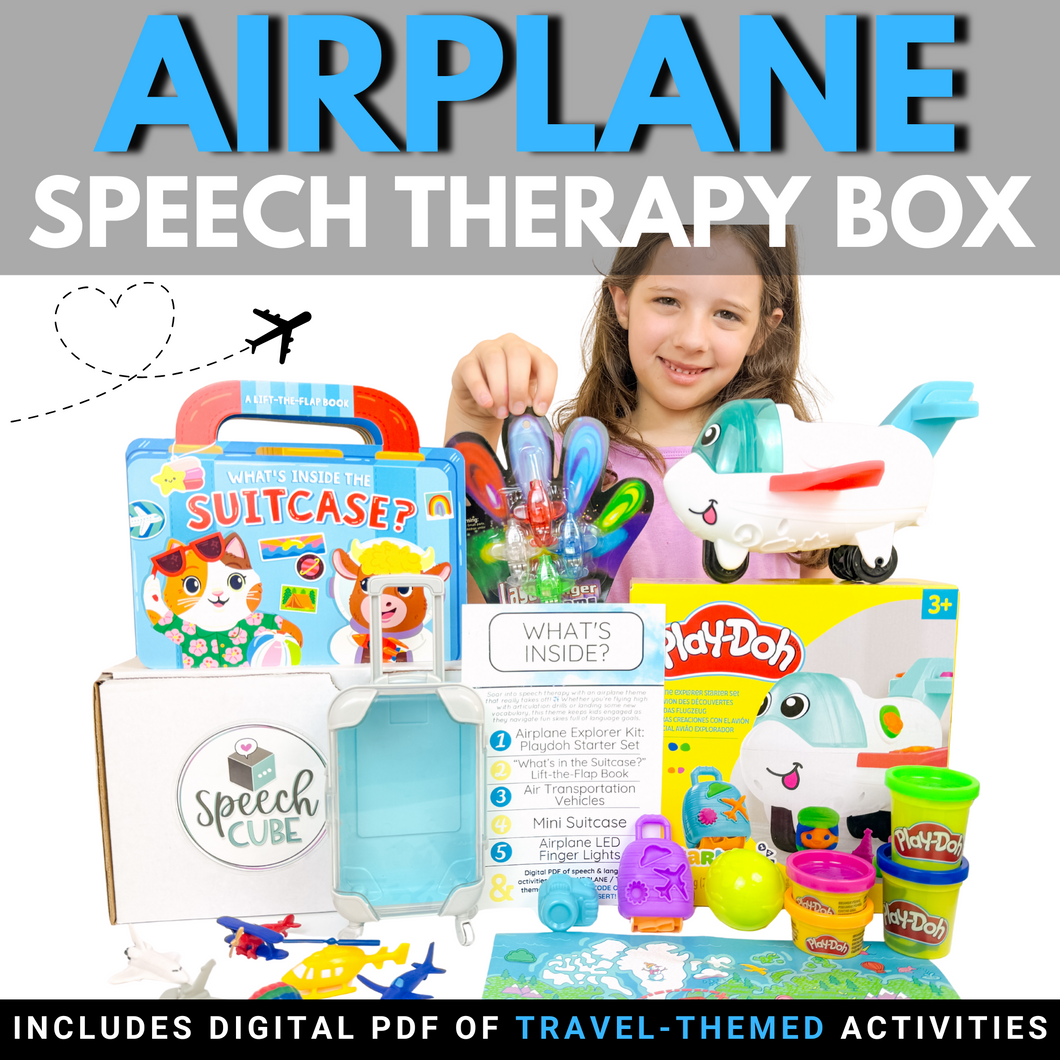 AIRPLANE Speech Therapy Box