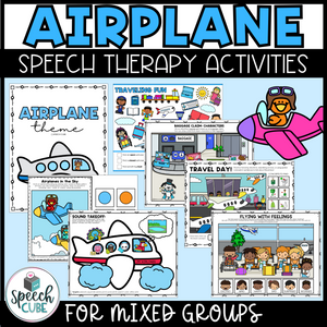 Airplane Speech Therapy Activities