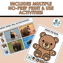 Load image into Gallery viewer, Bears Speech Therapy Activities - Digital File
