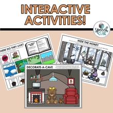 Load image into Gallery viewer, Bears Speech Therapy Activities - Digital File
