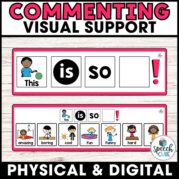 Visual Support For Talk Visual Supports – Speech Cube