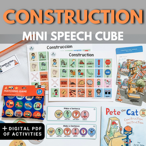 "Building Language" Construction MINI Cube