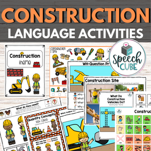 Construction Themed Language Activities