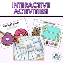 Load image into Gallery viewer, Desserts Speech Therapy Activities
