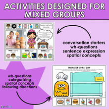Load image into Gallery viewer, Desserts Speech Therapy Activities
