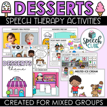 Load image into Gallery viewer, Desserts Speech Therapy Activities
