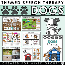 Load image into Gallery viewer, Dogs Speech Therapy Activities - Digital File
