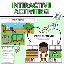 Load image into Gallery viewer, Earth Day Speech Therapy Activities - Digital File
