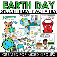 Load image into Gallery viewer, Earth Day Speech Therapy Activities - Digital File
