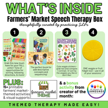 Load image into Gallery viewer, Farmers' Market Speech Therapy Box
