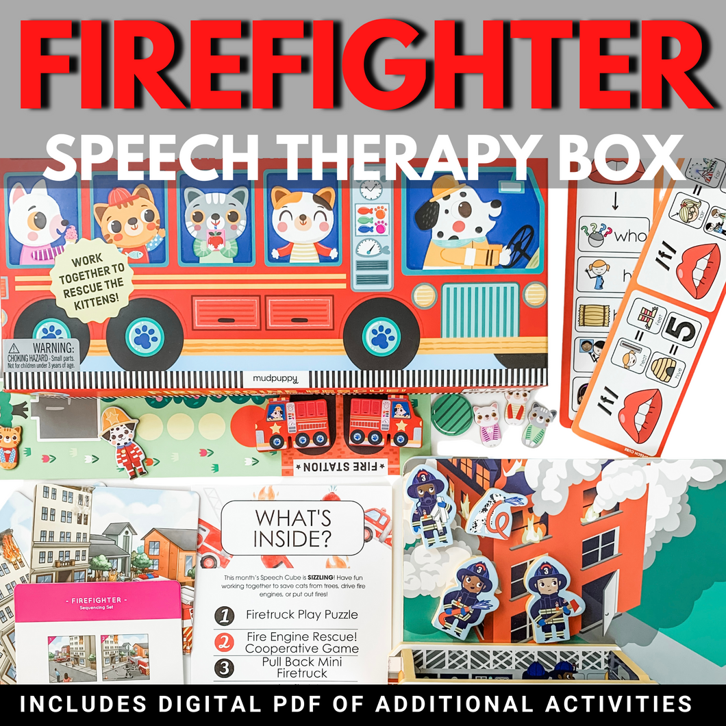 Firefighter Speech Therapy Box
