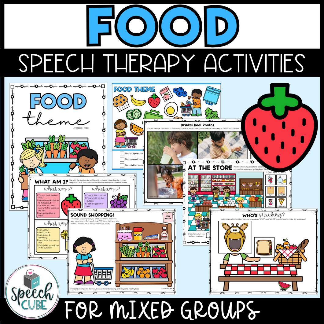 Food Themed Language Activities
