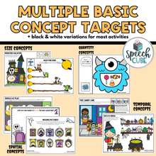 Load image into Gallery viewer, Halloween Basic Concepts Activities
