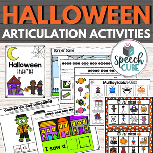Halloween Articulation Activities