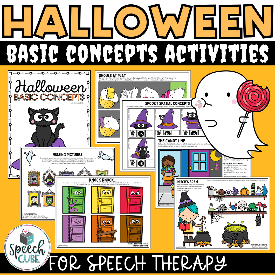 Halloween Basic Concepts Activities