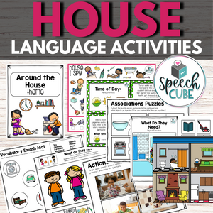 Around the House Themed Language Activities