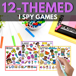 12 Themed "I Spy" Games