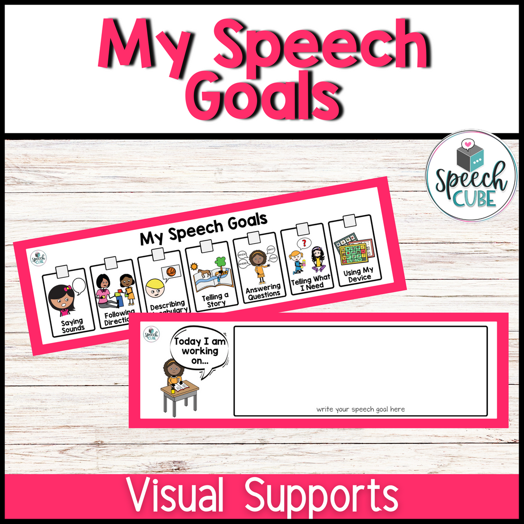 My Speech Goals Visual