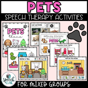 Pets Themed Language Activities