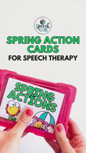 Load and play video in Gallery viewer, Spring Actions Photo Cards with WH-Question Prompts
