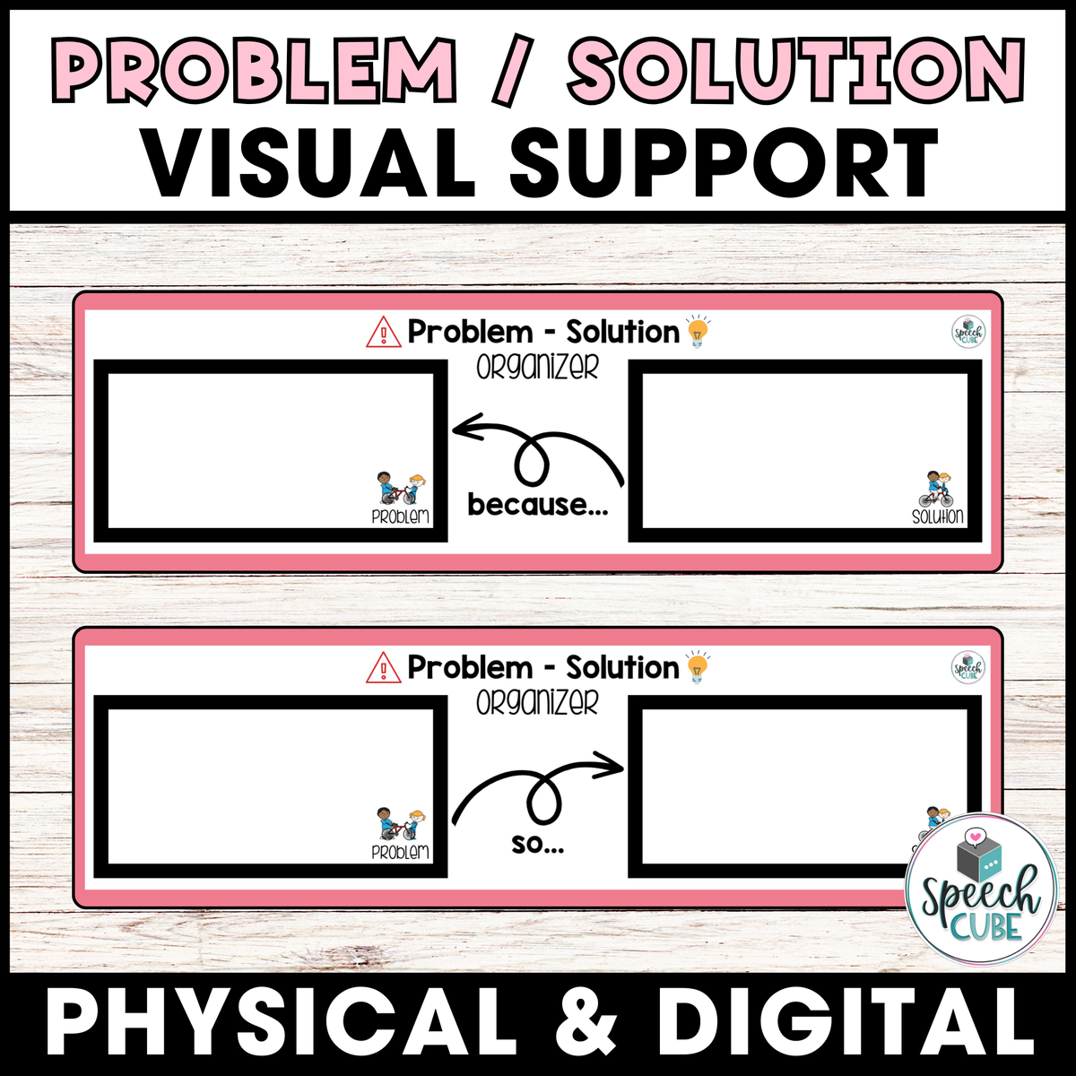 Problem-Solution Visual – Speech Cube