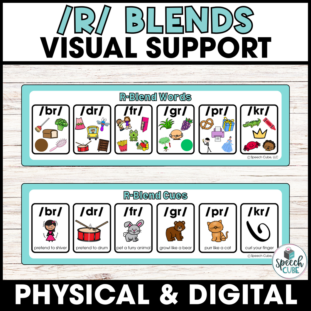 How Many R Blends R Blends Visual – Speech Cube