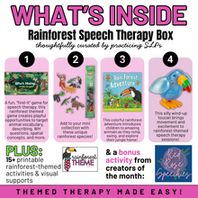 Load image into Gallery viewer, Rainforest Speech Therapy Box

