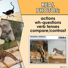 Load image into Gallery viewer, Safari Speech Therapy Activities - Digital File
