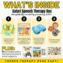 Load image into Gallery viewer, SAFARI Speech Therapy Box
