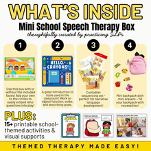 Load image into Gallery viewer, School Speech Therapy Box
