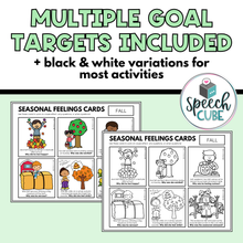 Load image into Gallery viewer, Seasons Speech Therapy Activities
