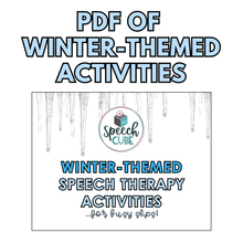 Load image into Gallery viewer, SNOW Speech Therapy Box
