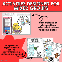 Load image into Gallery viewer, Superhero Speech Therapy Activities - Digital File
